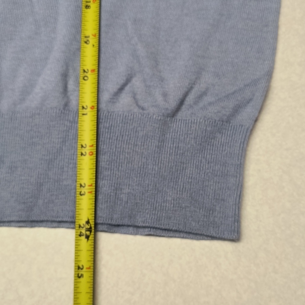 NWT Ann Taylor Blue Wool Blend Turtleneck Sweater with Smooth Texture Size XLP - Picture 3 of 8